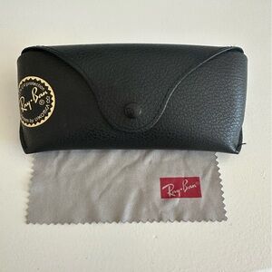 Authentic Ray-Ban sunglasses case and cloth